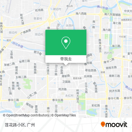 莲花路小区地图