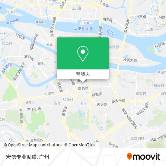 宏信专业贴膜地图