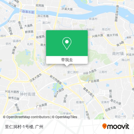 里仁洞村-1号楼地图