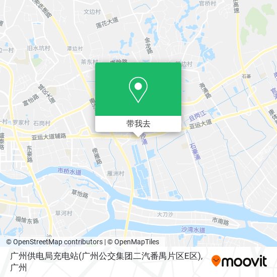 广州供电局充电站(广州公交集团二汽番禺片区E区)地图