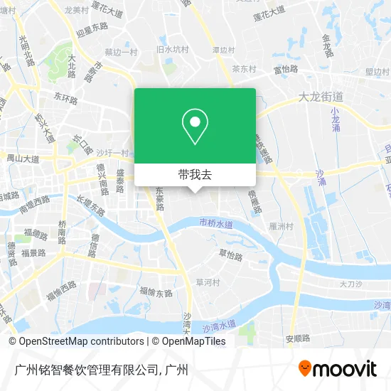 广州铭智餐饮管理有限公司地图
