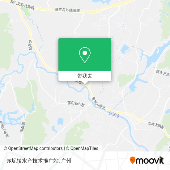 赤坭镇水产技术推广站地图