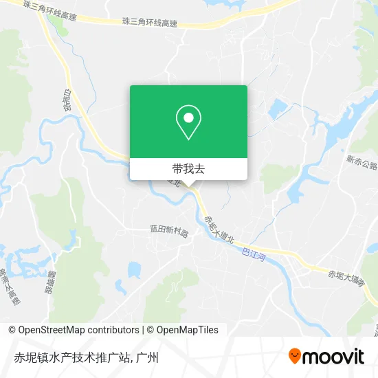 赤坭镇水产技术推广站地图