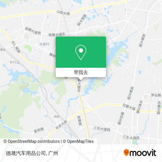 德晟汽车用品公司地图