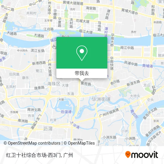 红卫十社综合市场-西3门地图