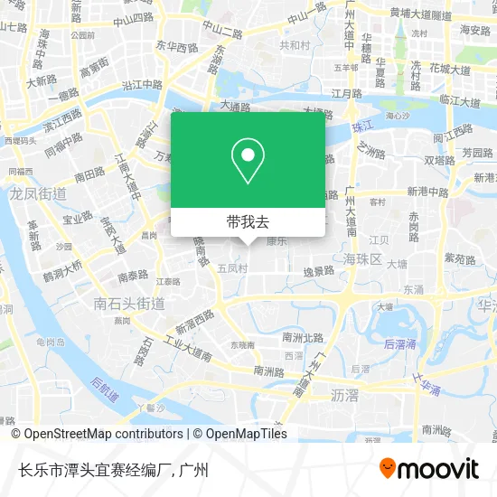 长乐市潭头宜赛经编厂地图