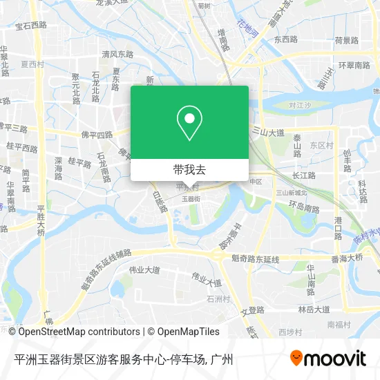 平洲玉器街景区游客服务中心-停车场地图