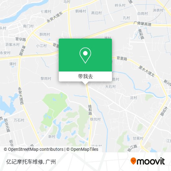 亿记摩托车维修地图