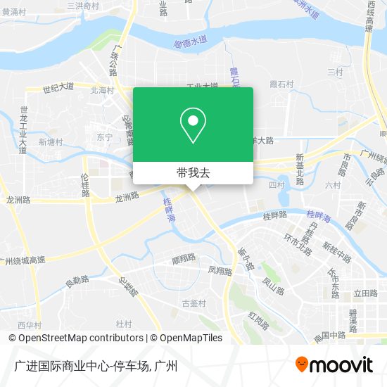 广进国际商业中心-停车场地图
