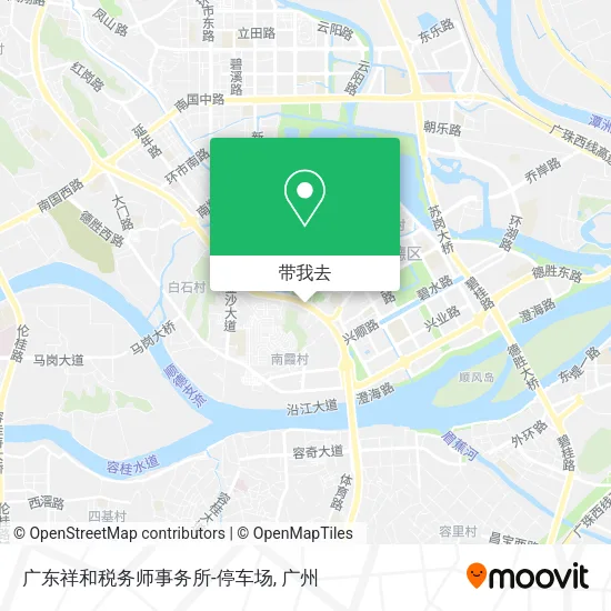 广东祥和税务师事务所-停车场地图