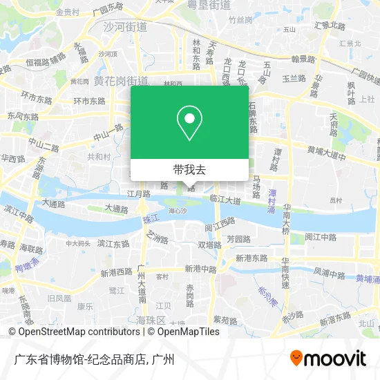 广东省博物馆-纪念品商店地图