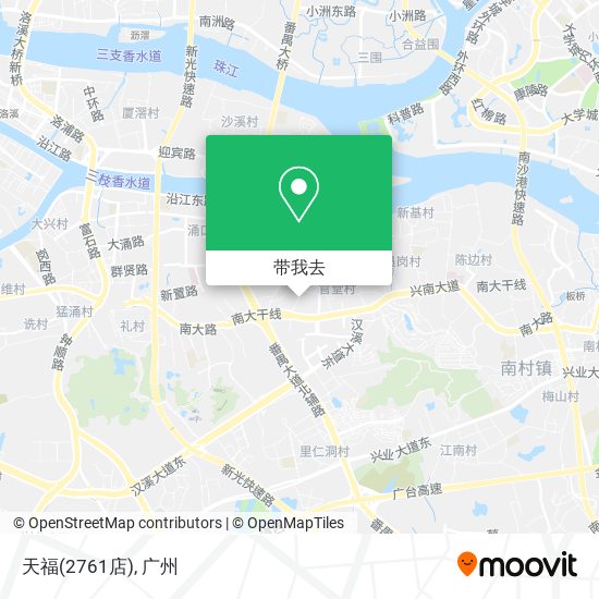 天福(2761店)地图