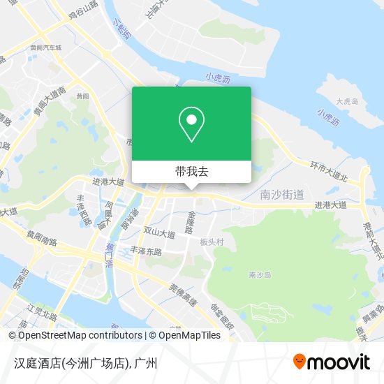 汉庭酒店(今洲广场店)地图