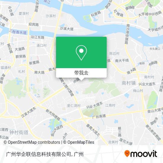 广州华企联信息科技有限公司地图