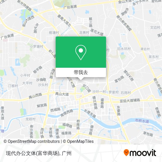 现代办公文体(富华商场)地图