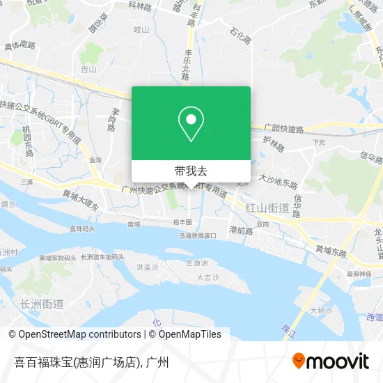 喜百福珠宝(惠润广场店)地图