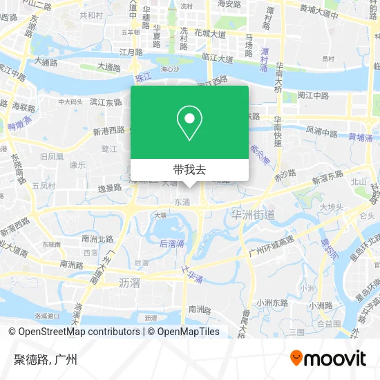 聚德路地图