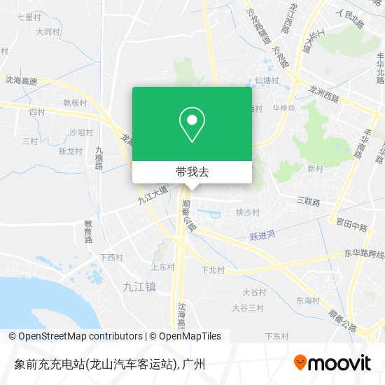 象前充充电站(龙山汽车客运站)地图