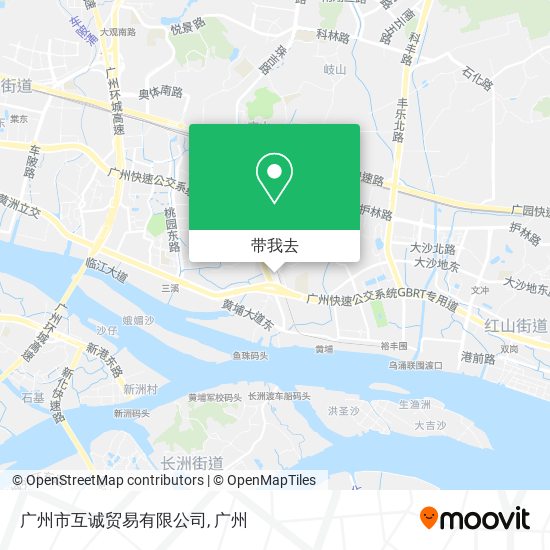 广州市互诚贸易有限公司地图