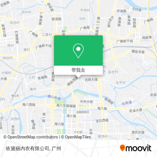 依黛丽内衣有限公司地图