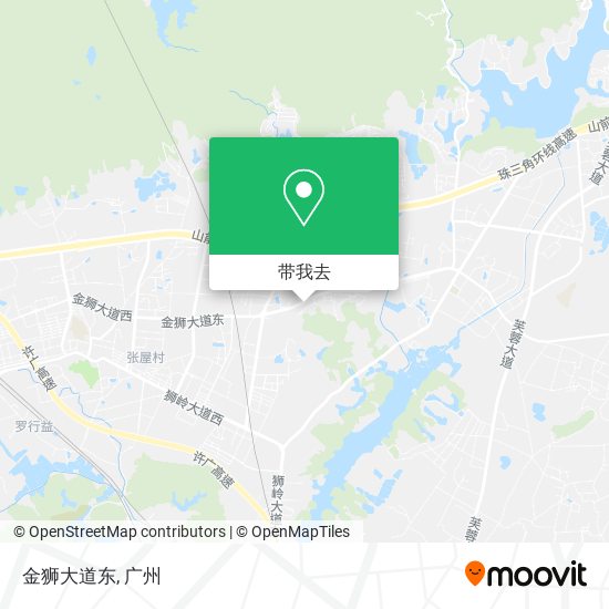 金狮大道东地图