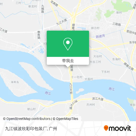 九江镇波欣彩印包装厂地图