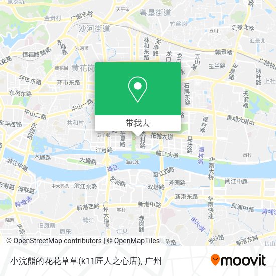 小浣熊的花花草草(k11匠人之心店)地图