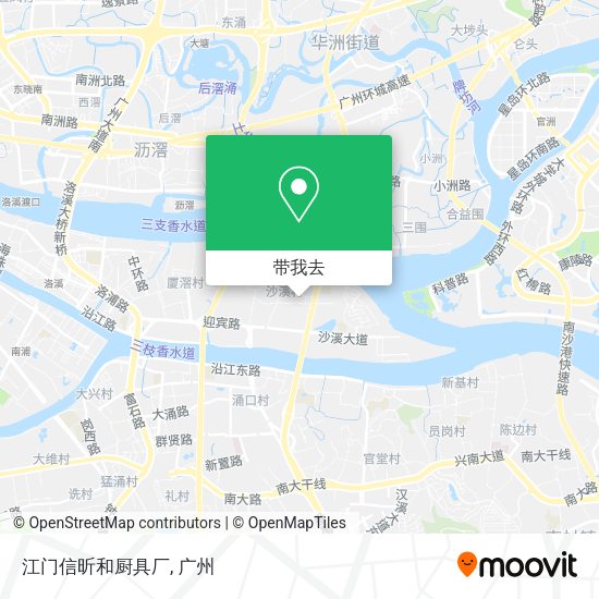 江门信昕和厨具厂地图