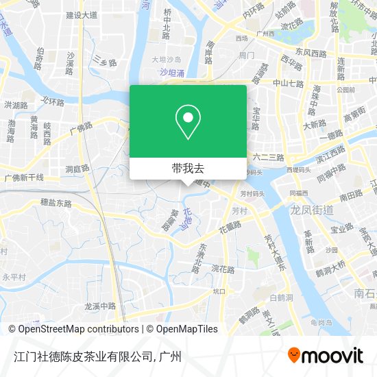 江门社德陈皮茶业有限公司地图
