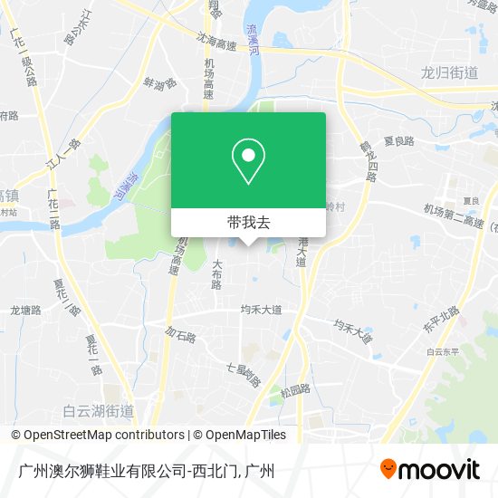 广州澳尔狮鞋业有限公司-西北门地图