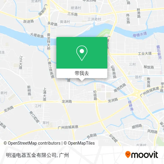 明溢电器五金有限公司地图