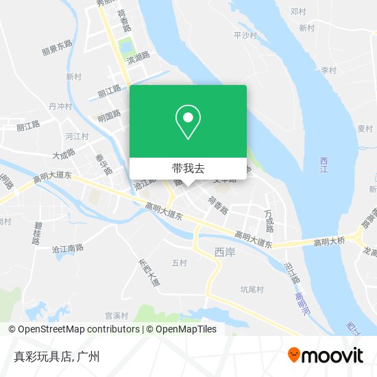 真彩玩具店地图