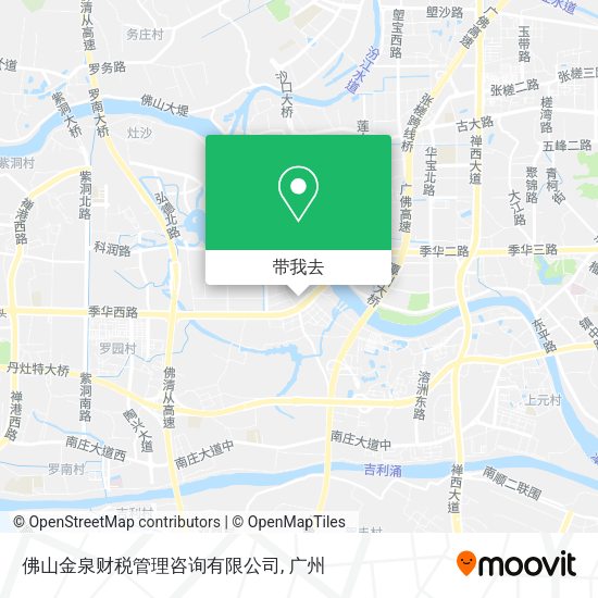 佛山金泉财税管理咨询有限公司地图