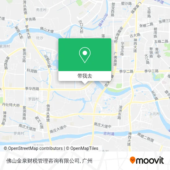 佛山金泉财税管理咨询有限公司地图