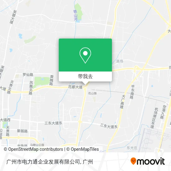 广州市电力通企业发展有限公司地图