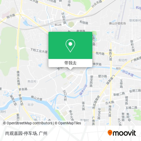 尚观嘉园-停车场地图