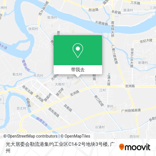 光大居委会勒流港集约工业区C14-2号地块3号楼地图