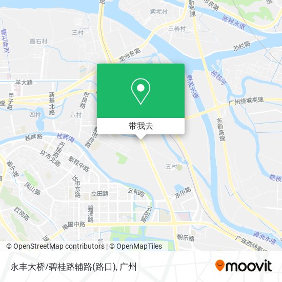 永丰大桥/碧桂路辅路(路口)地图