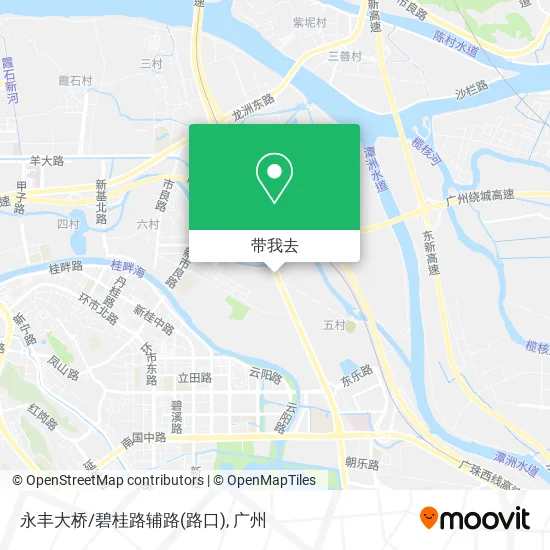 永丰大桥/碧桂路辅路(路口)地图