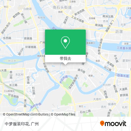 中梦服装印花地图