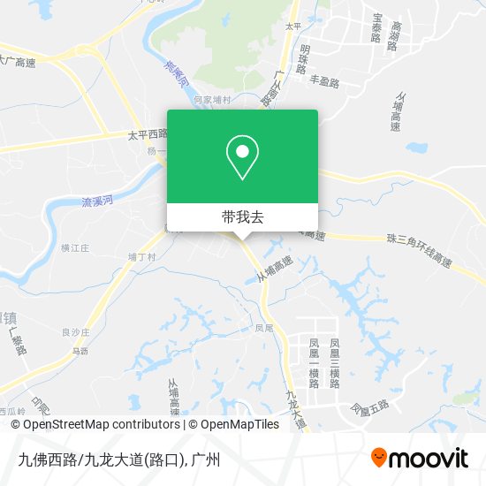九佛西路/九龙大道(路口)地图