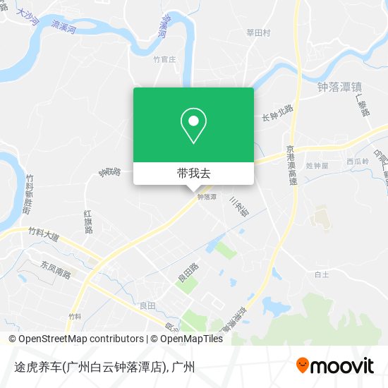 途虎养车(广州白云钟落潭店)地图