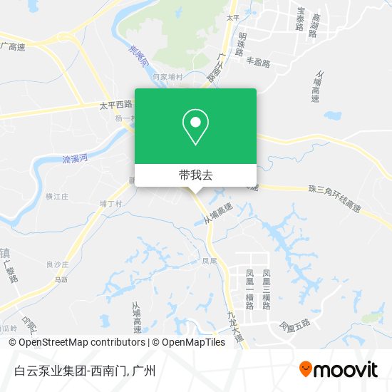 白云泵业集团-西南门地图