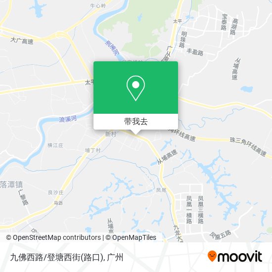 九佛西路/登塘西街(路口)地图