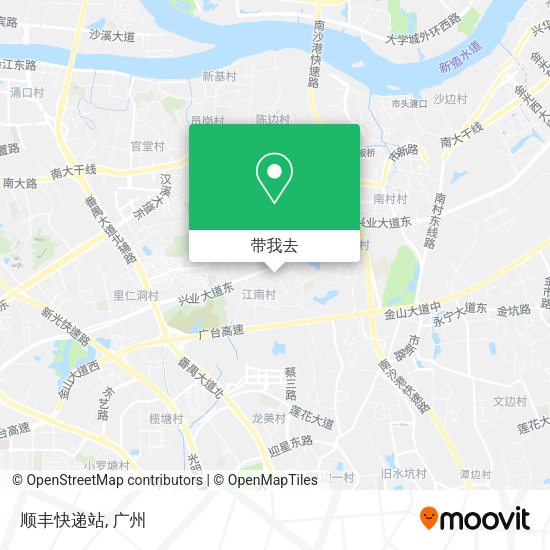 顺丰快递站地图