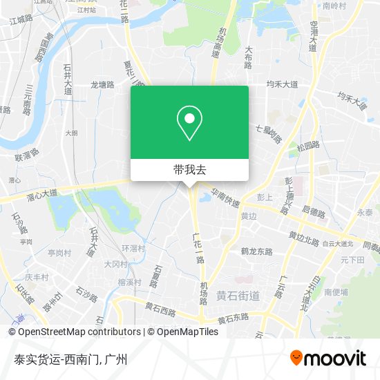 泰实货运-西南门地图