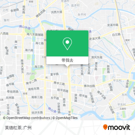 英德红茶地图