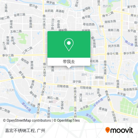 嘉宏不锈钢工程地图
