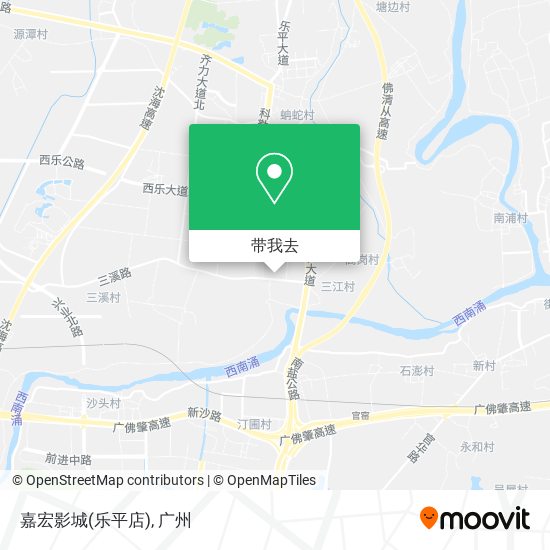 嘉宏影城(乐平店)地图