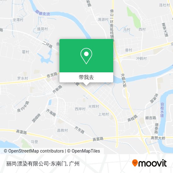 丽尚漂染有限公司-东南门地图